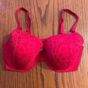 Victoria’s Secret; lined Demi bra: 38D